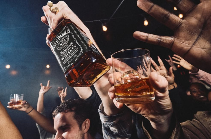 Classic Jack Daniel’s No. 7 at a party